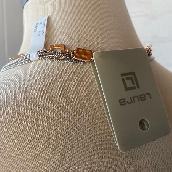 Laura multi layered chain necklace NWT - Picture 5 of 5